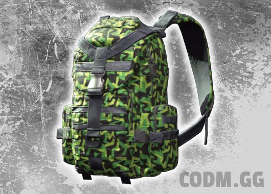 Backpack Monster Green, Uncommon camo in Call of Duty Mobile