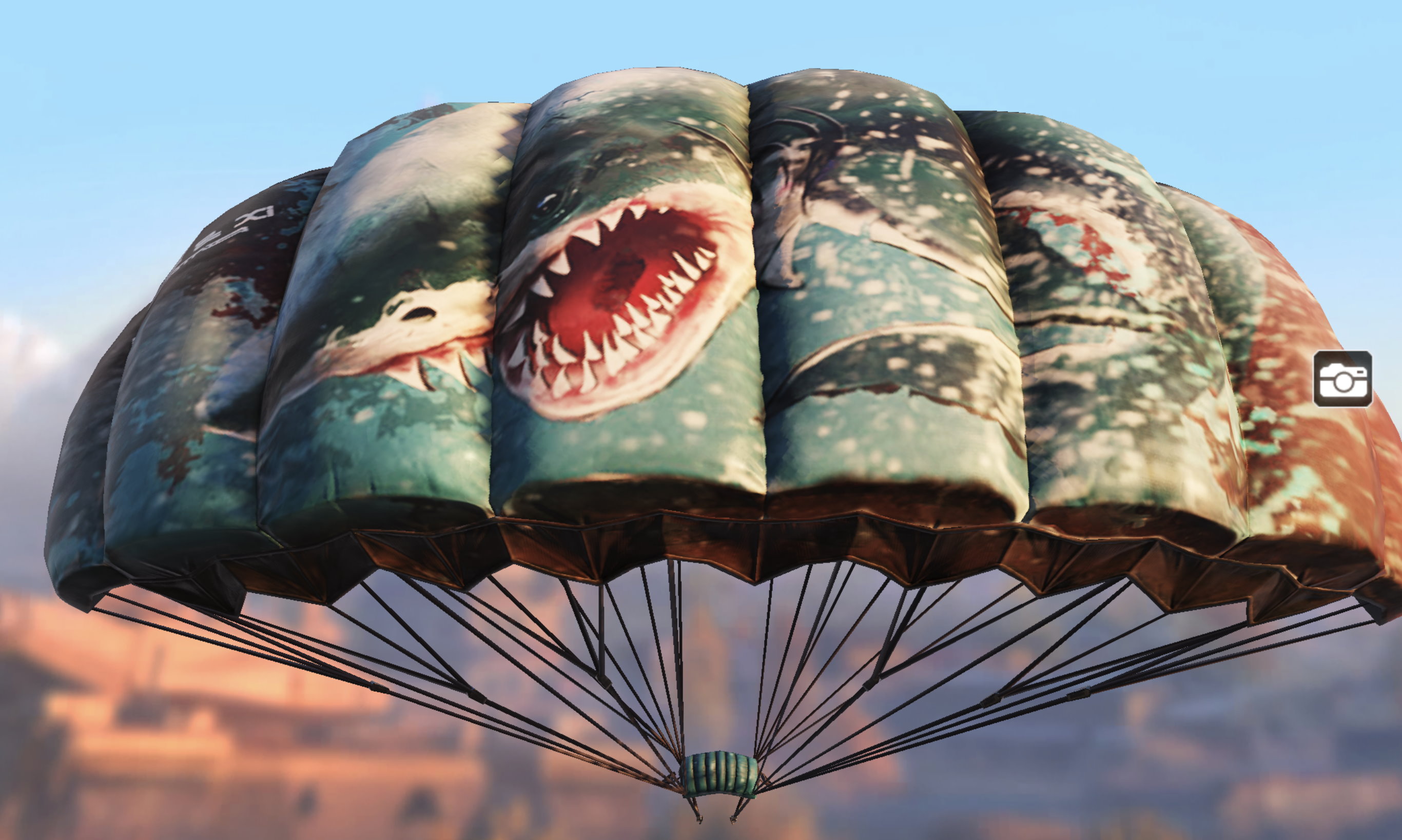 Parachute Deep Shark, Rare camo in Call of Duty Mobile