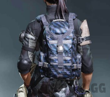 Backpack Blue Hazard, Uncommon camo in Call of Duty Mobile