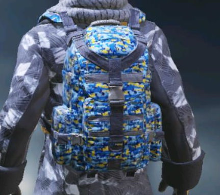 Backpack Blue Camo, Uncommon camo in Call of Duty Mobile