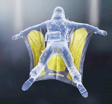 Wingsuit Yellow Fabric, Uncommon camo in Call of Duty Mobile