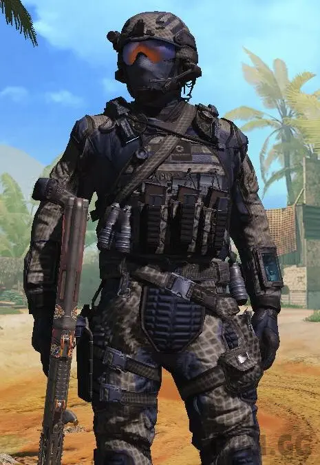 Spec Ops 1 - Pitch Black (Call of Duty Mobile) Minecraft Skin