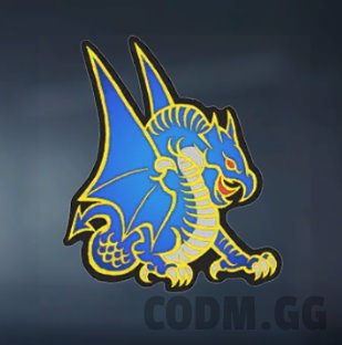 Azure Protector, Rare Sticker in Call of Duty Mobile