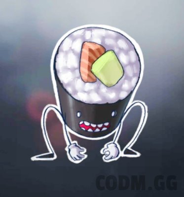 Sushi Beast, Rare Sticker in Call of Duty Mobile