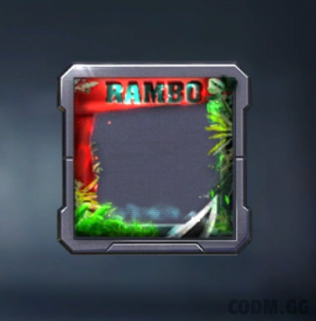Rambo Frame, Epic Frame in Call of Duty Mobile