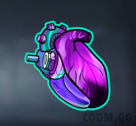 Heart in Neon, Rare Sticker in Call of Duty Mobile