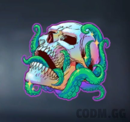 Seabed Head, Rare Sticker in Call of Duty Mobile