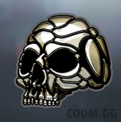 Crack Skull, Rare Sticker in Call of Duty Mobile