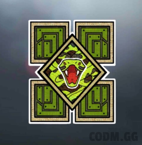 Fanged Maze, Rare Sticker in Call of Duty Mobile