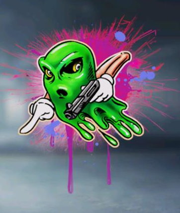 Spray - Goop Ghost, Rare Spray in Call of Duty Mobile