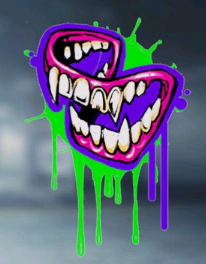Spray - Fanged, Rare Spray in Call of Duty Mobile