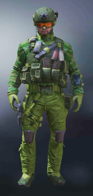 Merc 1 - Green Terror, Rare Soldier in Call of Duty Mobile