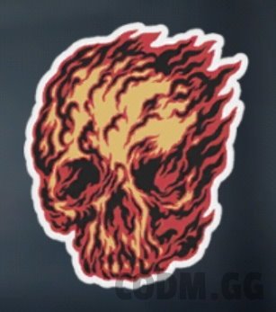 Sticker - Hot Headed, Rare Sticker in Call of Duty Mobile