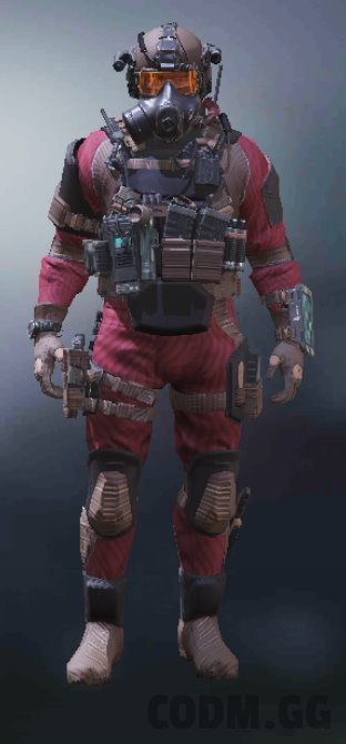 Elite PMC - Red Curtain, Rare Soldier in Call of Duty Mobile