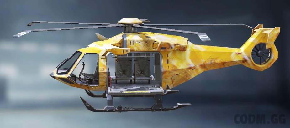 Helicopter Yellow Abstract, Uncommon camo in Call of Duty Mobile