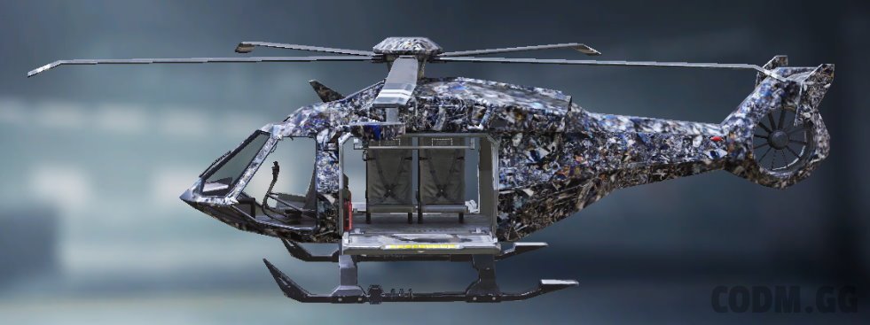 Helicopter E-Waste, Uncommon camo in Call of Duty Mobile