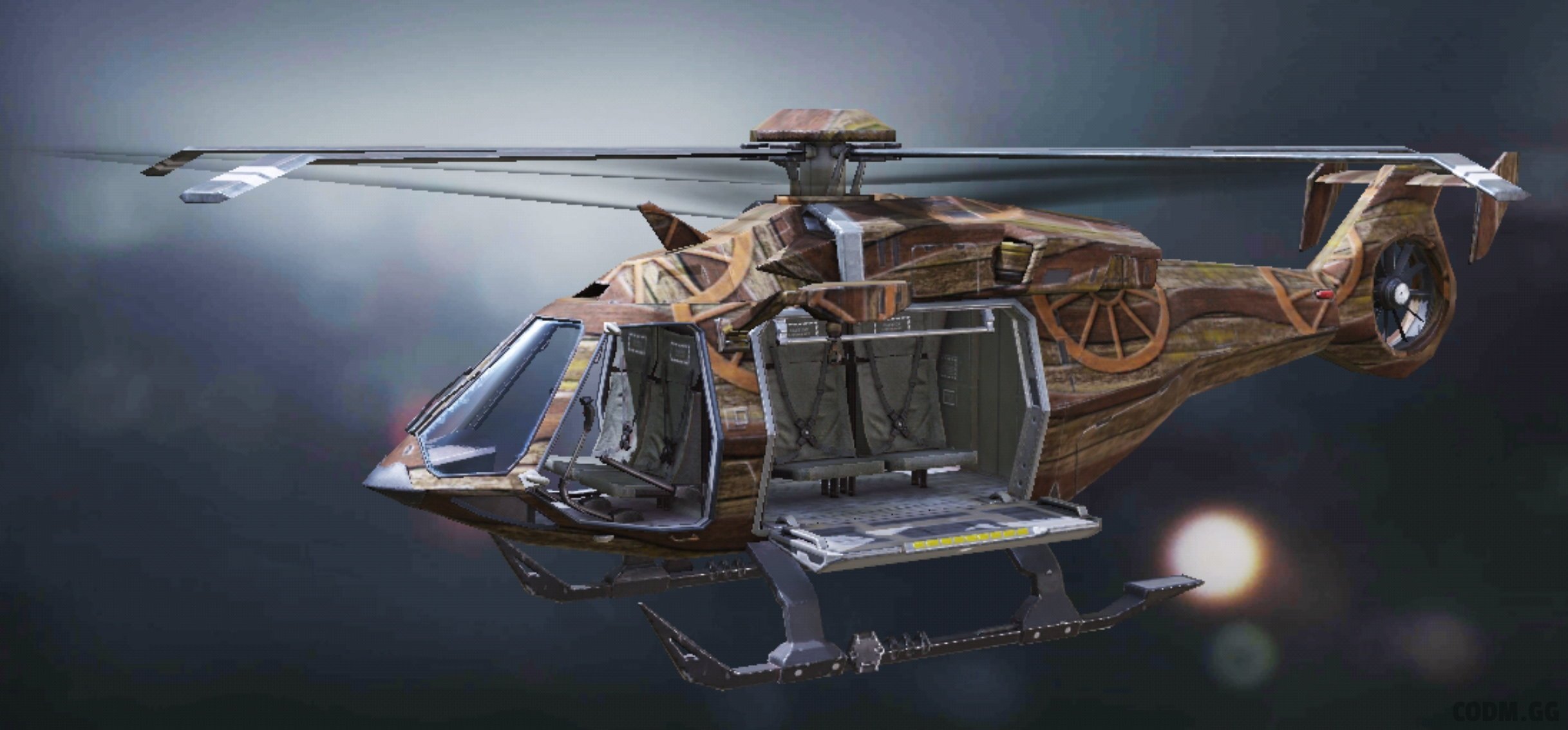 Helicopter Wagon Wheel, Uncommon camo in Call of Duty Mobile