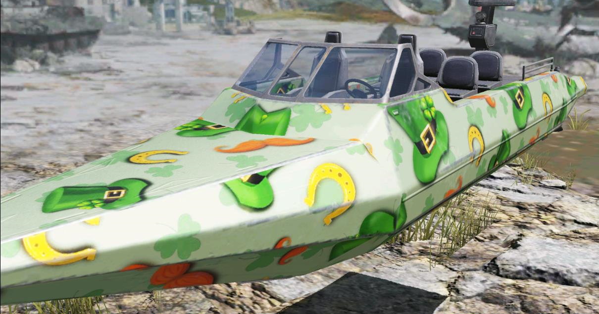 Boat St. Patrick's Day, Uncommon camo in Call of Duty Mobile