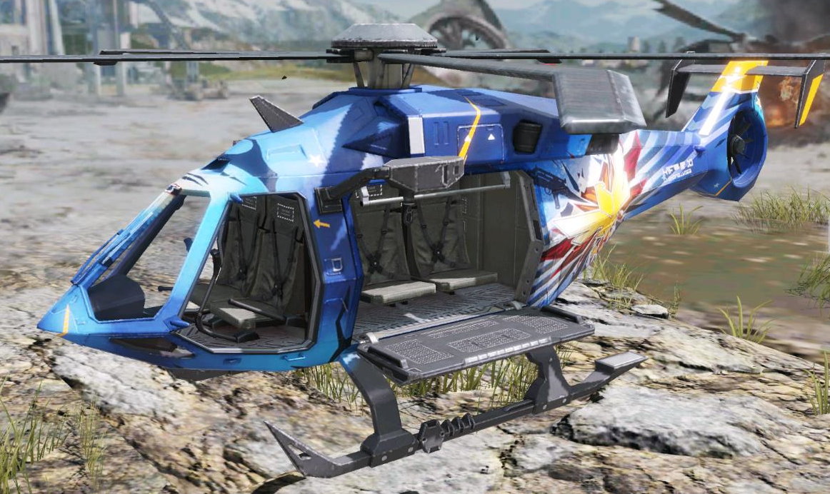 Helicopter Section, Rare camo in Call of Duty Mobile