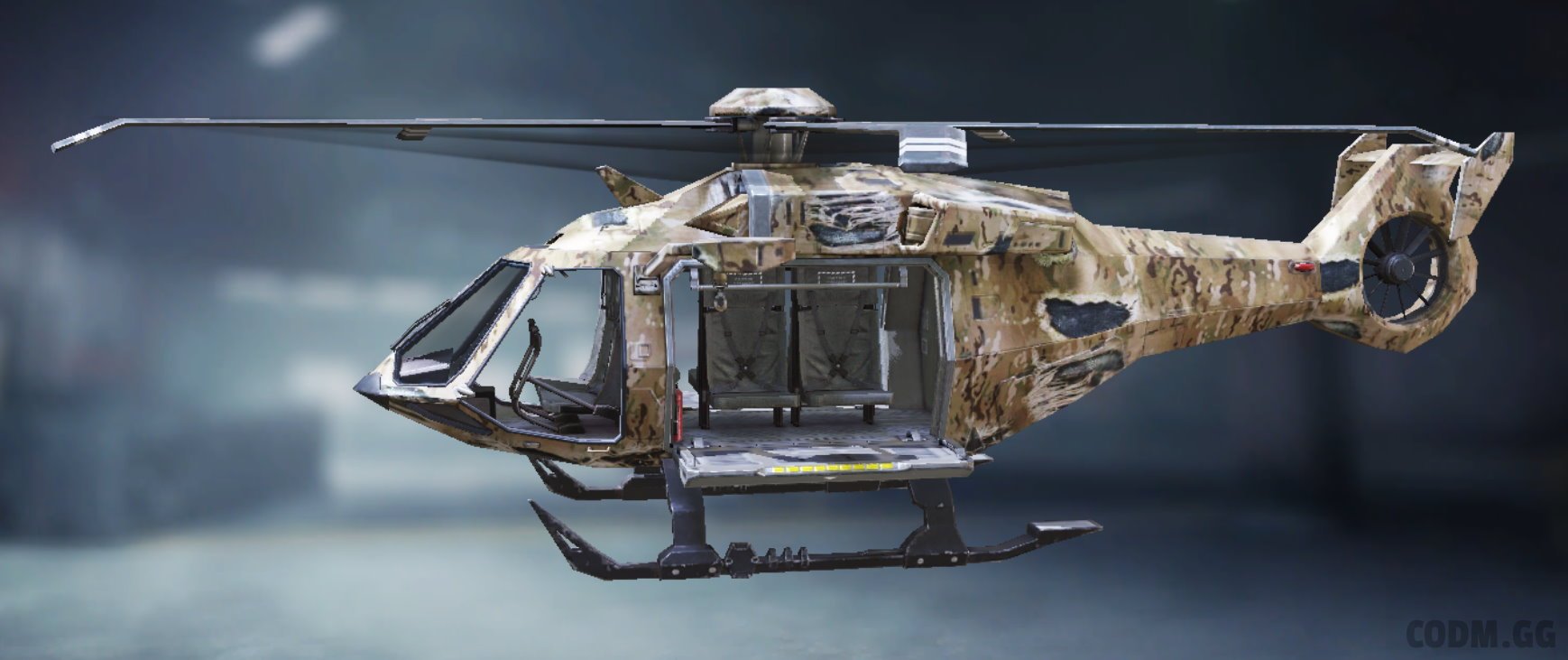 Helicopter Ripped Camo, Uncommon camo in Call of Duty Mobile