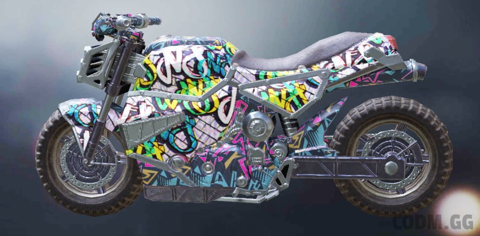 Motorcycle Street Art, Rare camo in Call of Duty Mobile