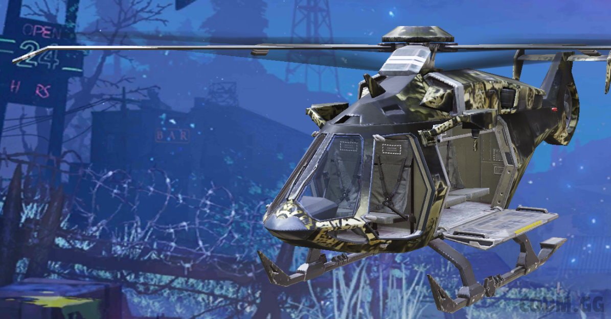 Helicopter Infected, Uncommon camo in Call of Duty Mobile