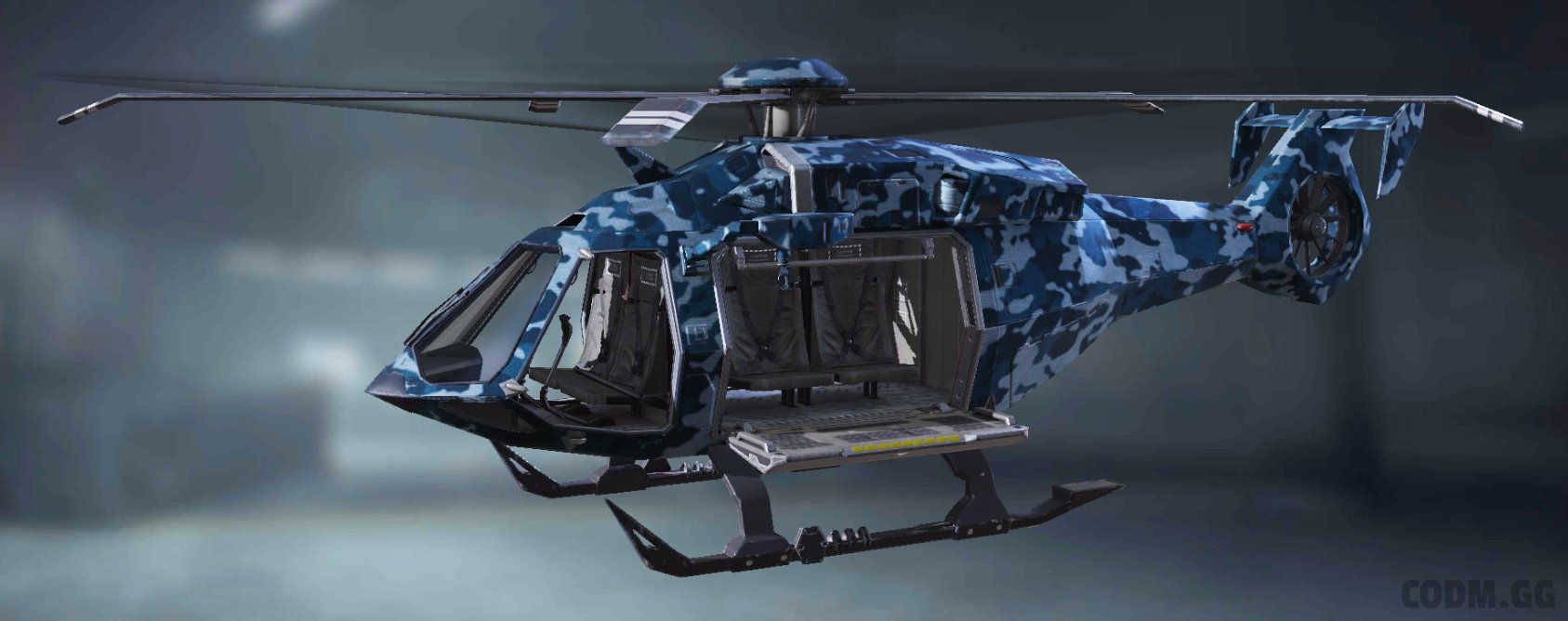 Helicopter Urban Blue Navy, Uncommon camo in Call of Duty Mobile