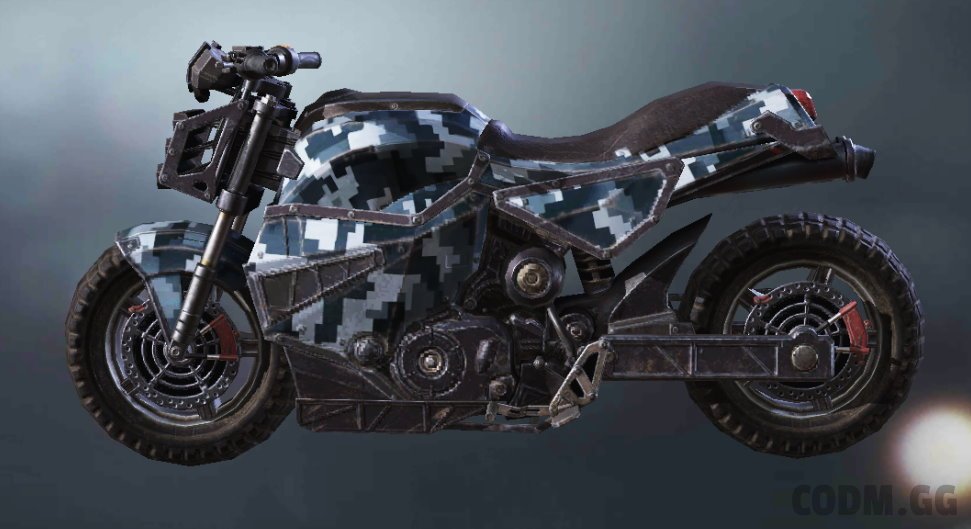 Motorcycle Navy Digital, Uncommon camo in Call of Duty Mobile