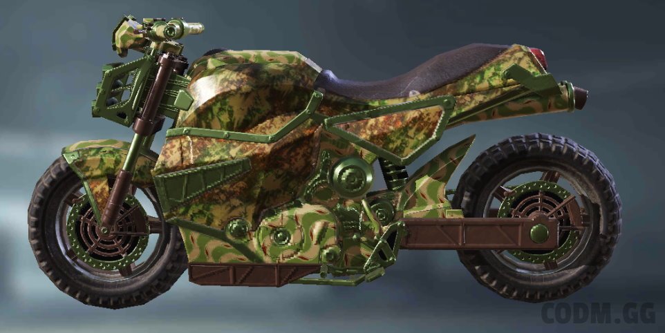 Motorcycle Ghillie, Rare camo in Call of Duty Mobile