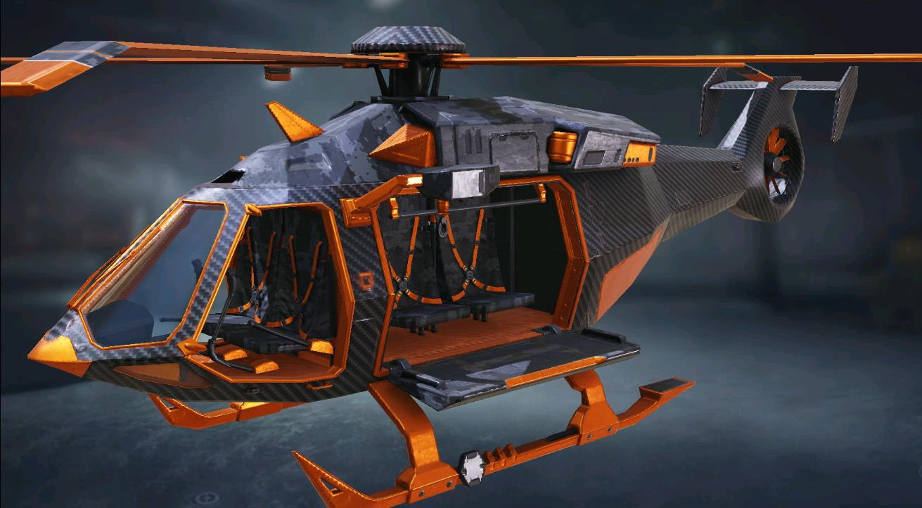 Helicopter Going Dark, Rare camo in Call of Duty Mobile