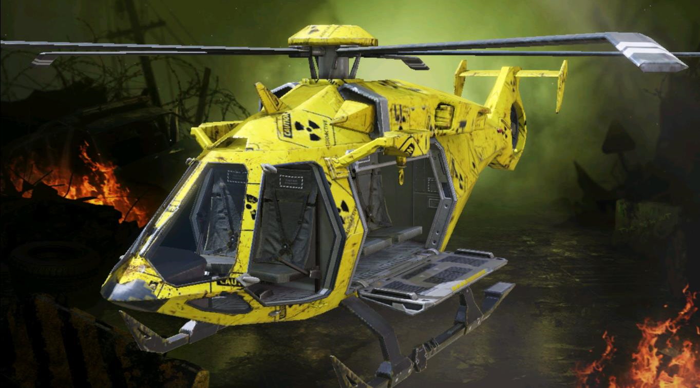 Helicopter Caution, Uncommon camo in Call of Duty Mobile