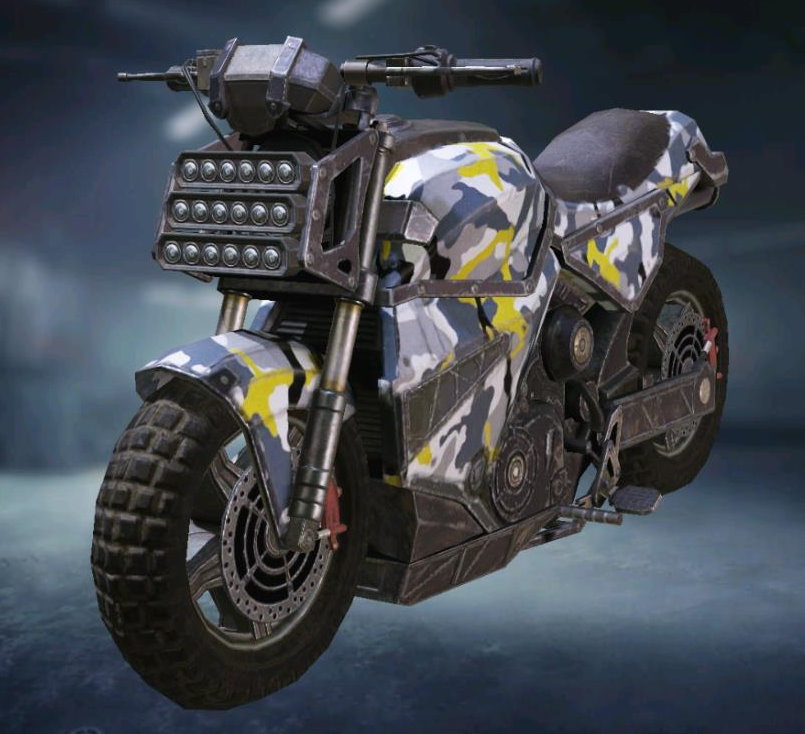 Motorcycle Urban Yellow, Uncommon camo in Call of Duty Mobile