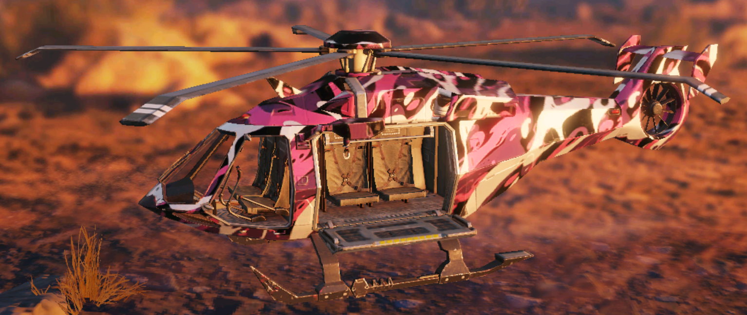 Helicopter Fashion Purple, Uncommon camo in Call of Duty Mobile