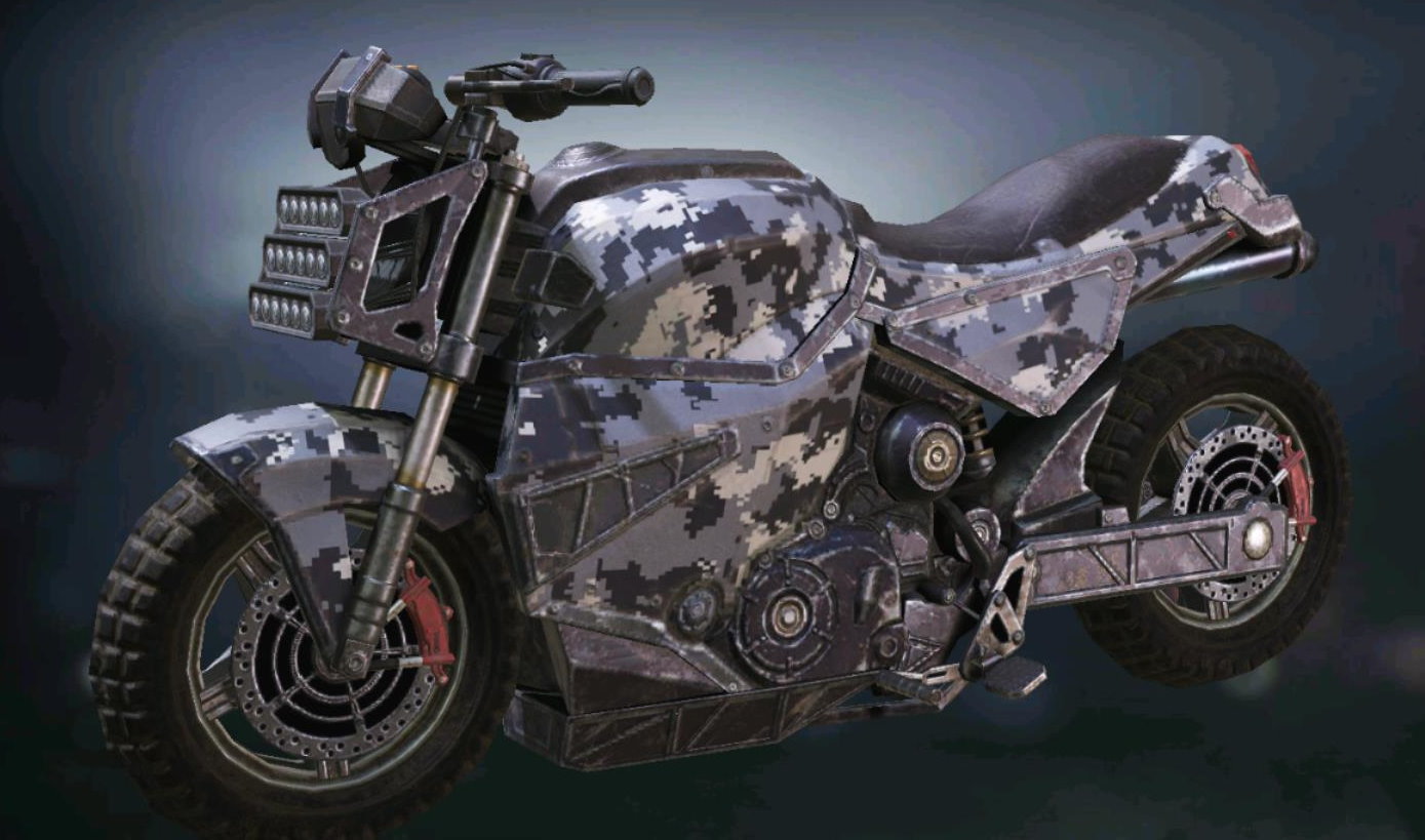 Motorcycle Arctic Digital, Uncommon camo in Call of Duty Mobile