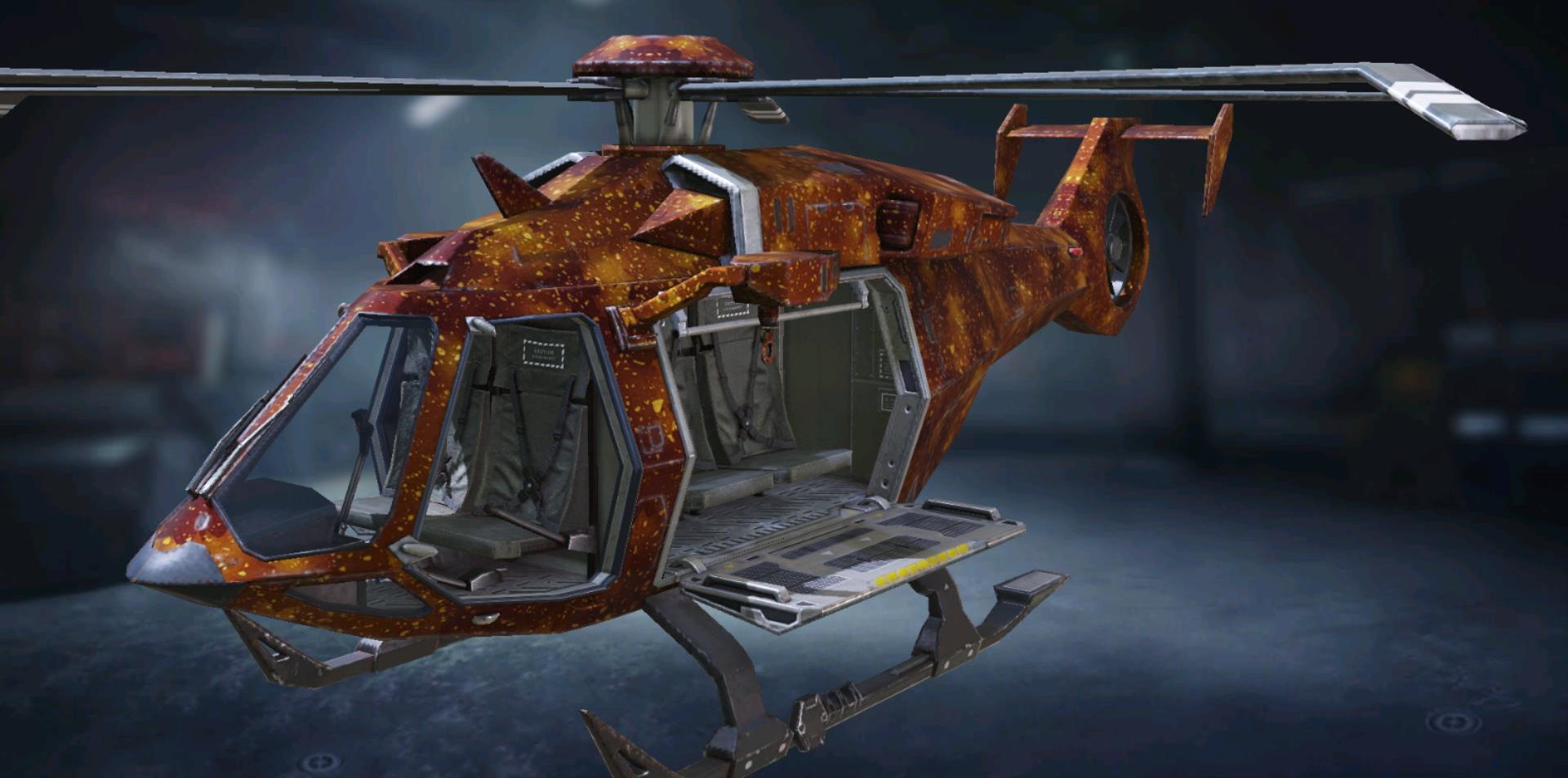 Helicopter Tarnished, Uncommon camo in Call of Duty Mobile