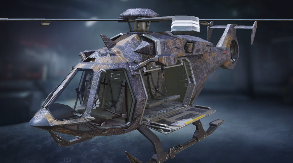 Helicopter Scratched, Uncommon camo in Call of Duty Mobile