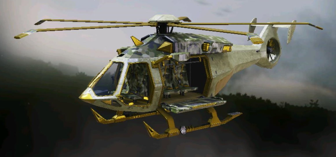 Helicopter Battle Dressed, Rare camo in Call of Duty Mobile