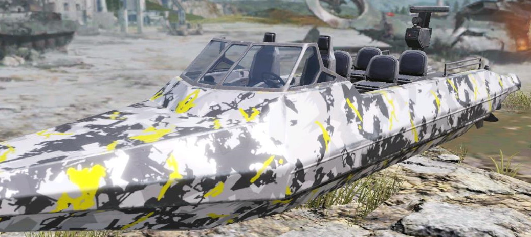 Boat Yellow Snow, Uncommon camo in Call of Duty Mobile