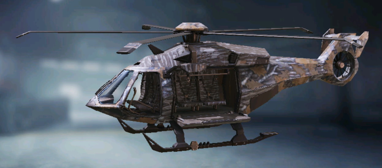 Helicopter Woodland, Rare camo in Call of Duty Mobile