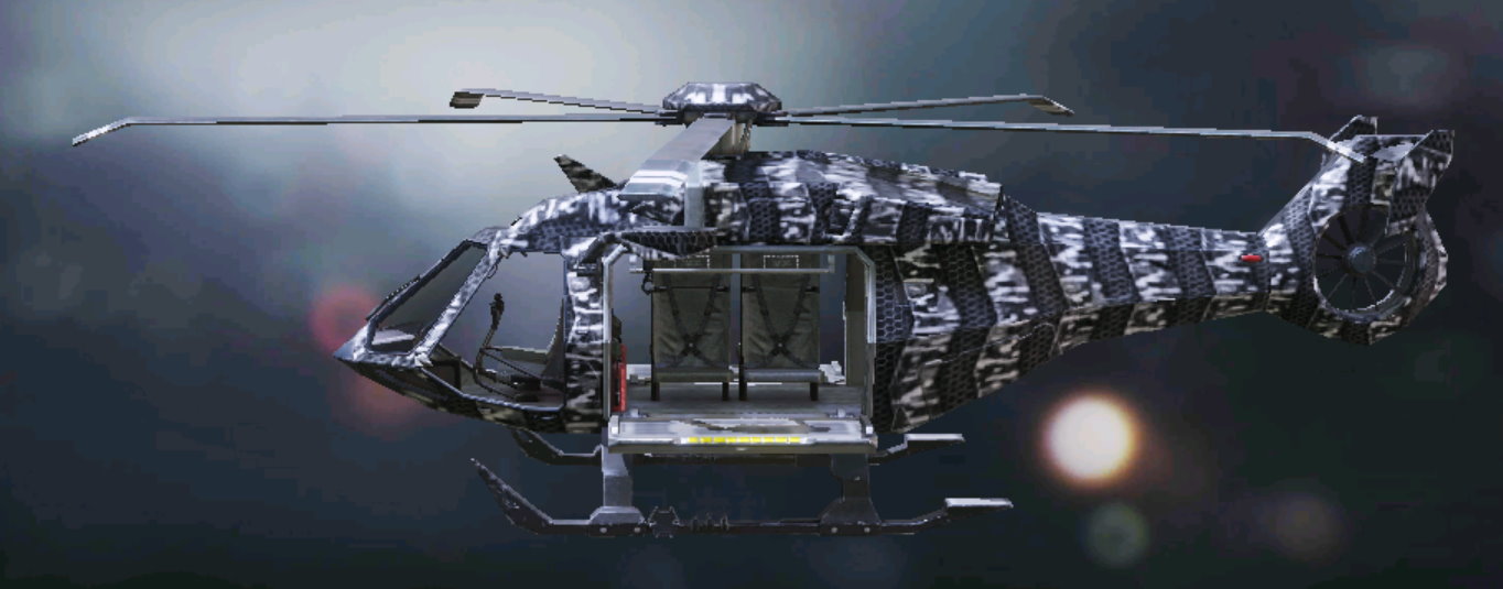 Helicopter Plated Gray, Uncommon camo in Call of Duty Mobile