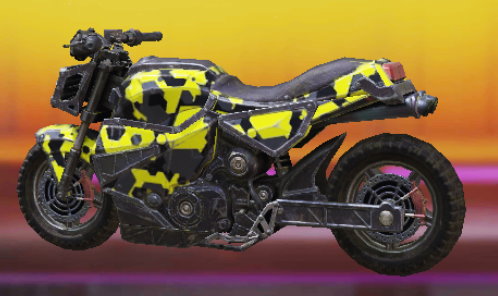 Motorcycle CODM, Rare camo in Call of Duty Mobile
