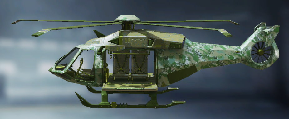Helicopter Green Terror, Rare camo in Call of Duty Mobile