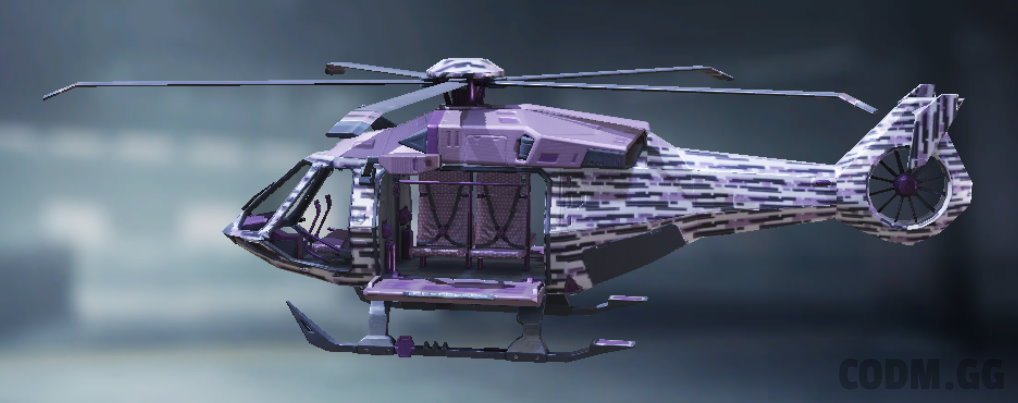 Helicopter Purple Prism, Rare camo in Call of Duty Mobile