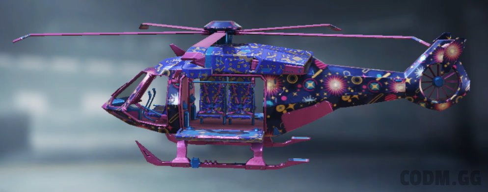 Helicopter Opening Ceremony, Rare camo in Call of Duty Mobile