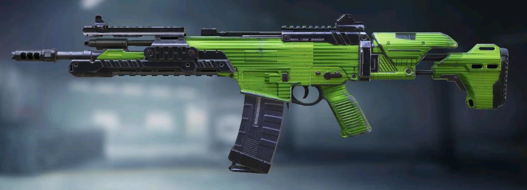 LK24 Brushed Green, Uncommon camo in Call of Duty Mobile
