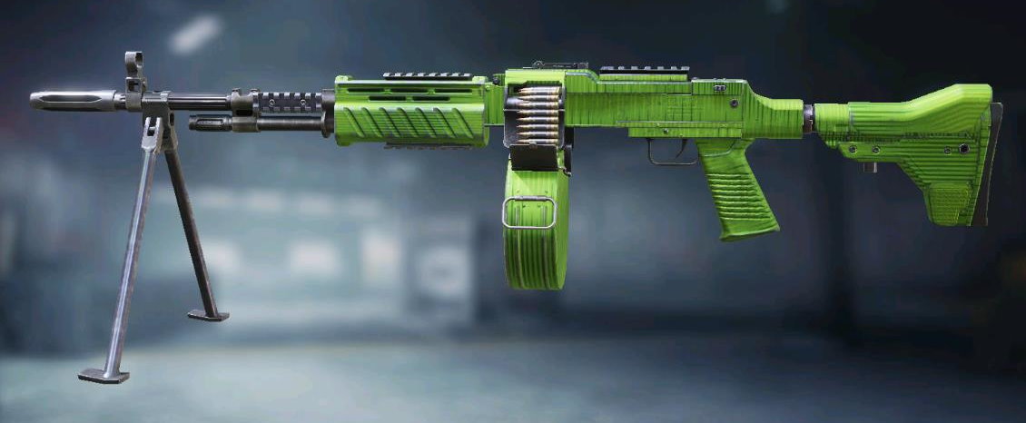 RPD Brushed Green, Uncommon camo in Call of Duty Mobile