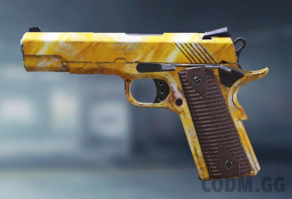 MW11 Yellow Abstract, Uncommon camo in Call of Duty Mobile