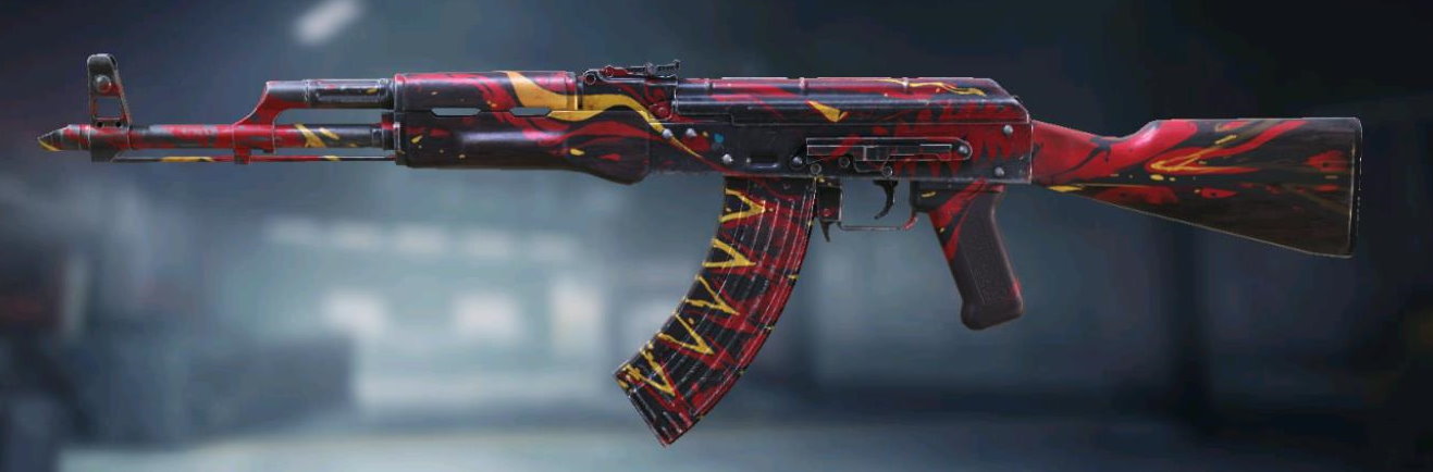 AK-47 Red Dragon, Rare camo in Call of Duty Mobile