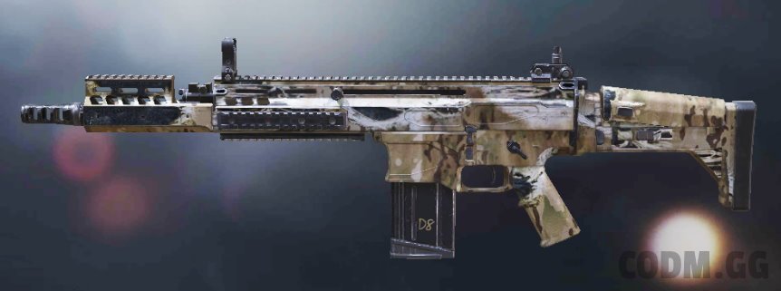 DR-H Ripped Camo, Uncommon camo in Call of Duty Mobile