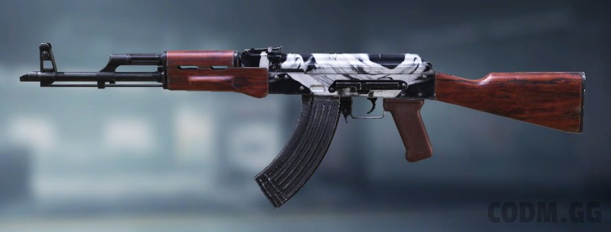 AK-47 Paint Smear, Uncommon camo in Call of Duty Mobile